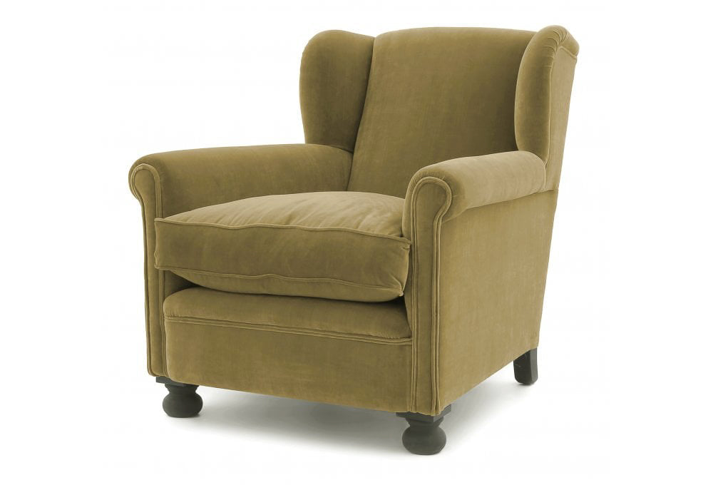 Old Boot Sofas Bookworm Armchair Vintage Velvet Meadow