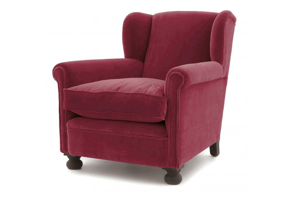 Old Boot Sofas Bookworm Armchair Vintage Velvet Shiraz