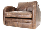 Old Boot Sofas Camden Love Seat in Vintage Leather Tan