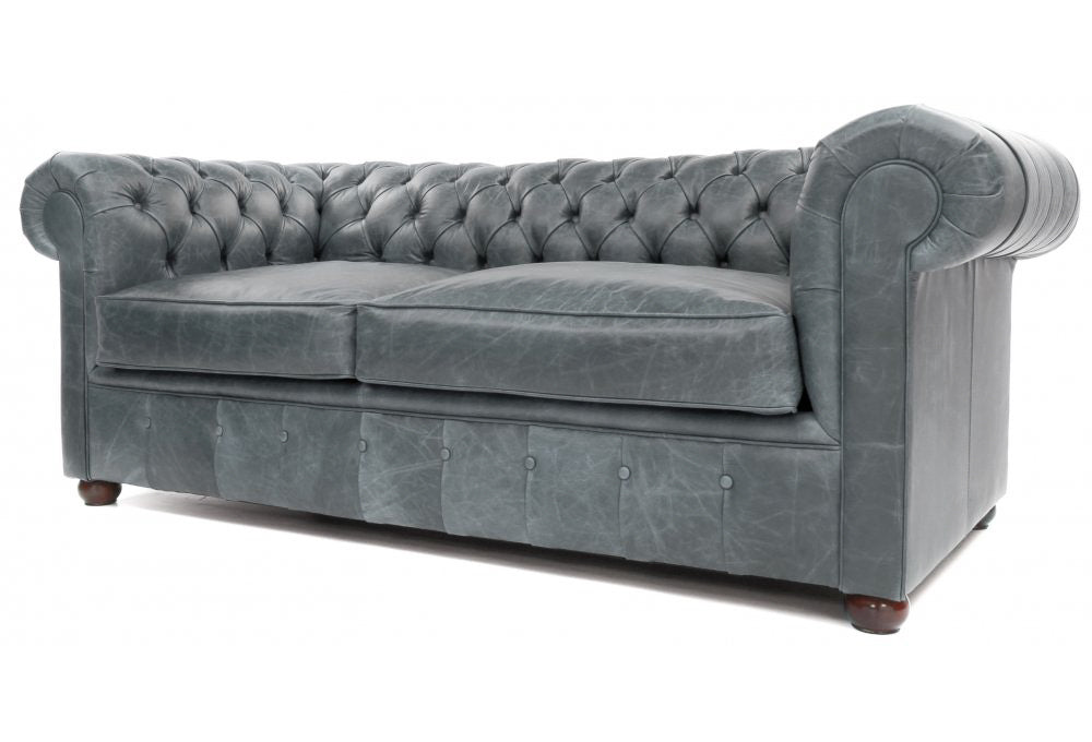 Old Boot Sofas Chester Sofa Vintage Leather Grey