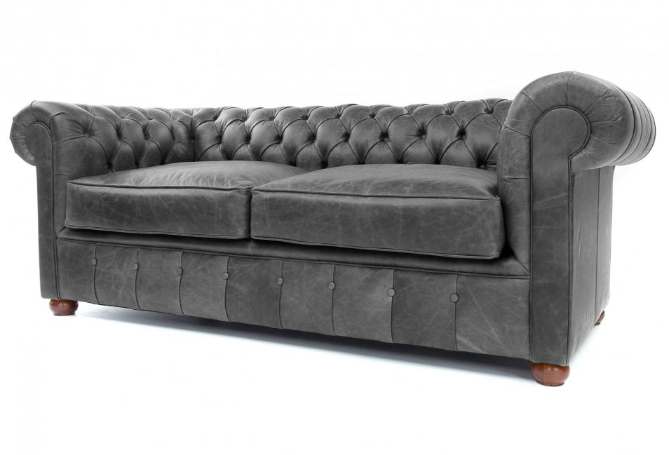 Old Boot Sofas Chester Sofa Vintage Leather Slate