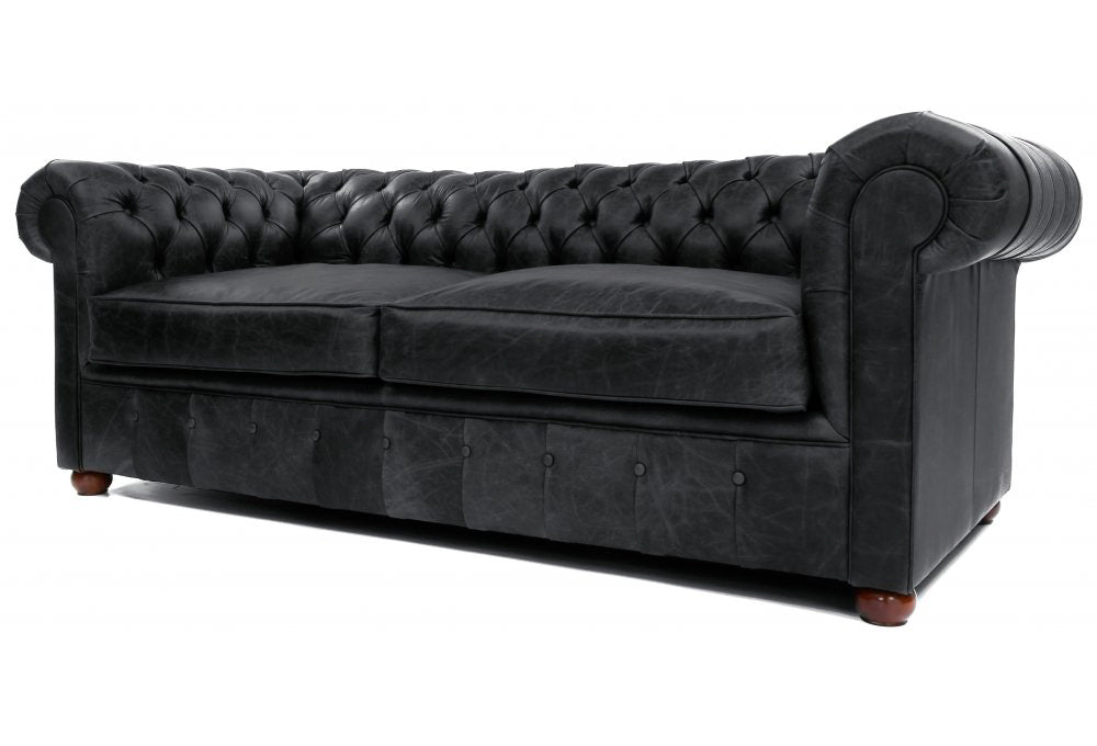 Old Boot Sofas Chester Sofa Vintage Leather Black