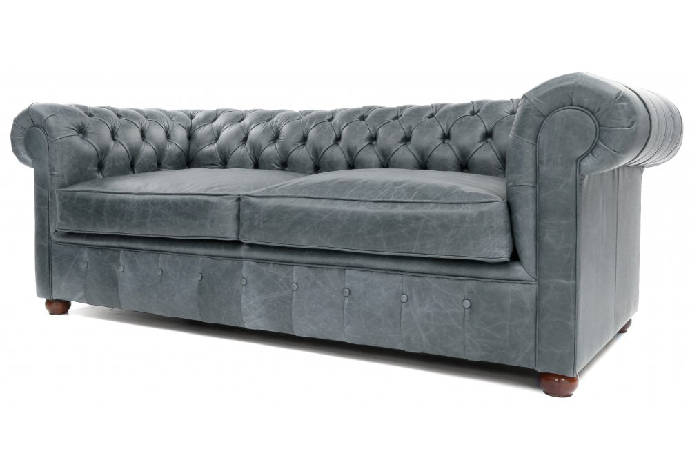 Old Boot Sofas Chester Sofa Vintage Leather Grey