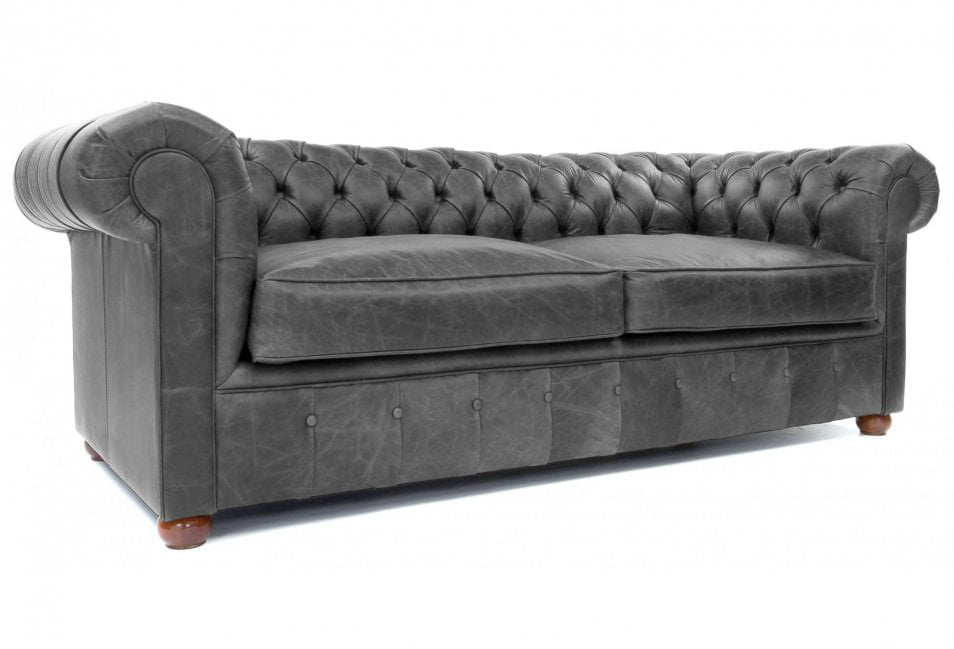Old Boot Sofas Chester Sofa Vintage Leather Slate