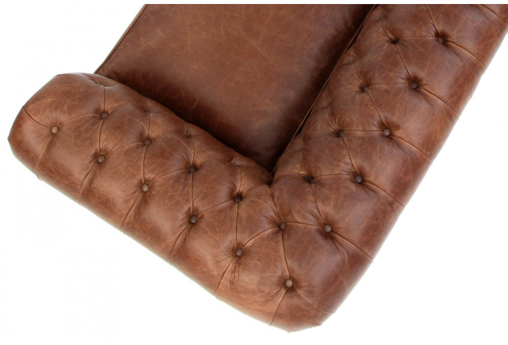 Old Boot Sofas Chester 3 Seater Sofa in Vintage Leather Tan