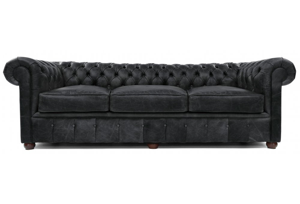 Old Boot Sofas Chester Sofa Vintage Leather Black