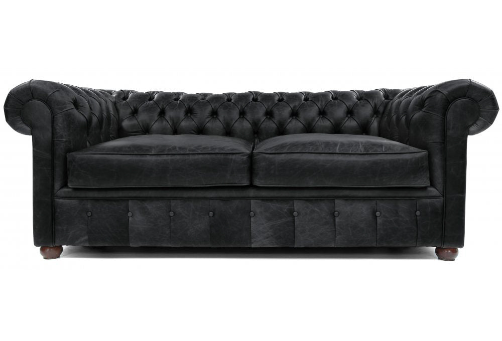 Old Boot Sofas Chester Sofa Vintage Leather Black