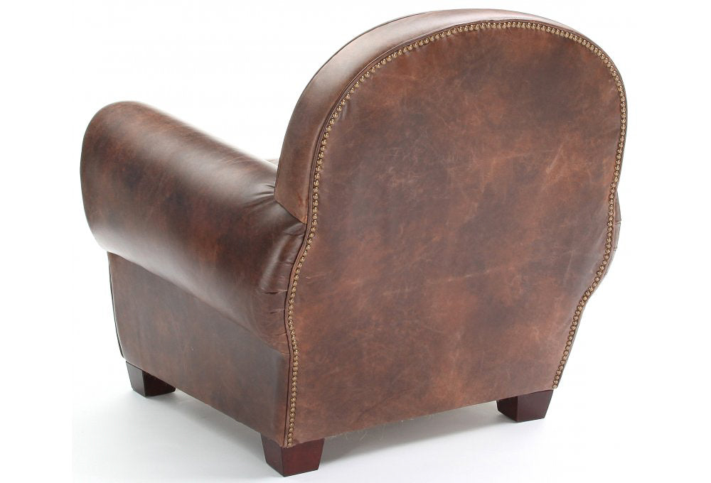 Old Boot Sofas Cello Armchair in Vintage Leather Brown