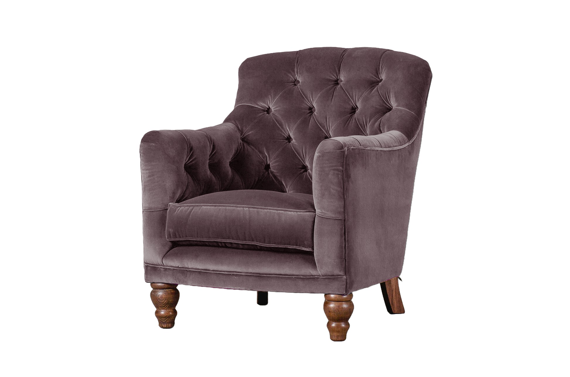 Old Boot Sofas Cubby Armchair Aged Velvet Iris