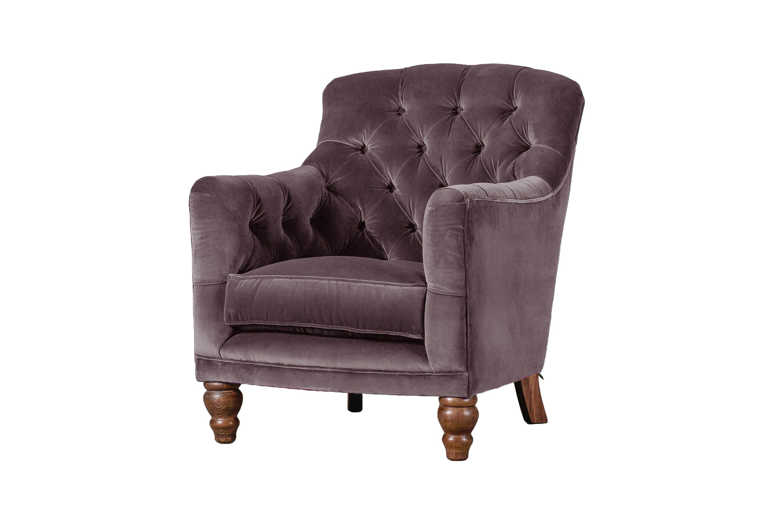 Old Boot Sofas Cubby Armchair Aged Velvet Iris