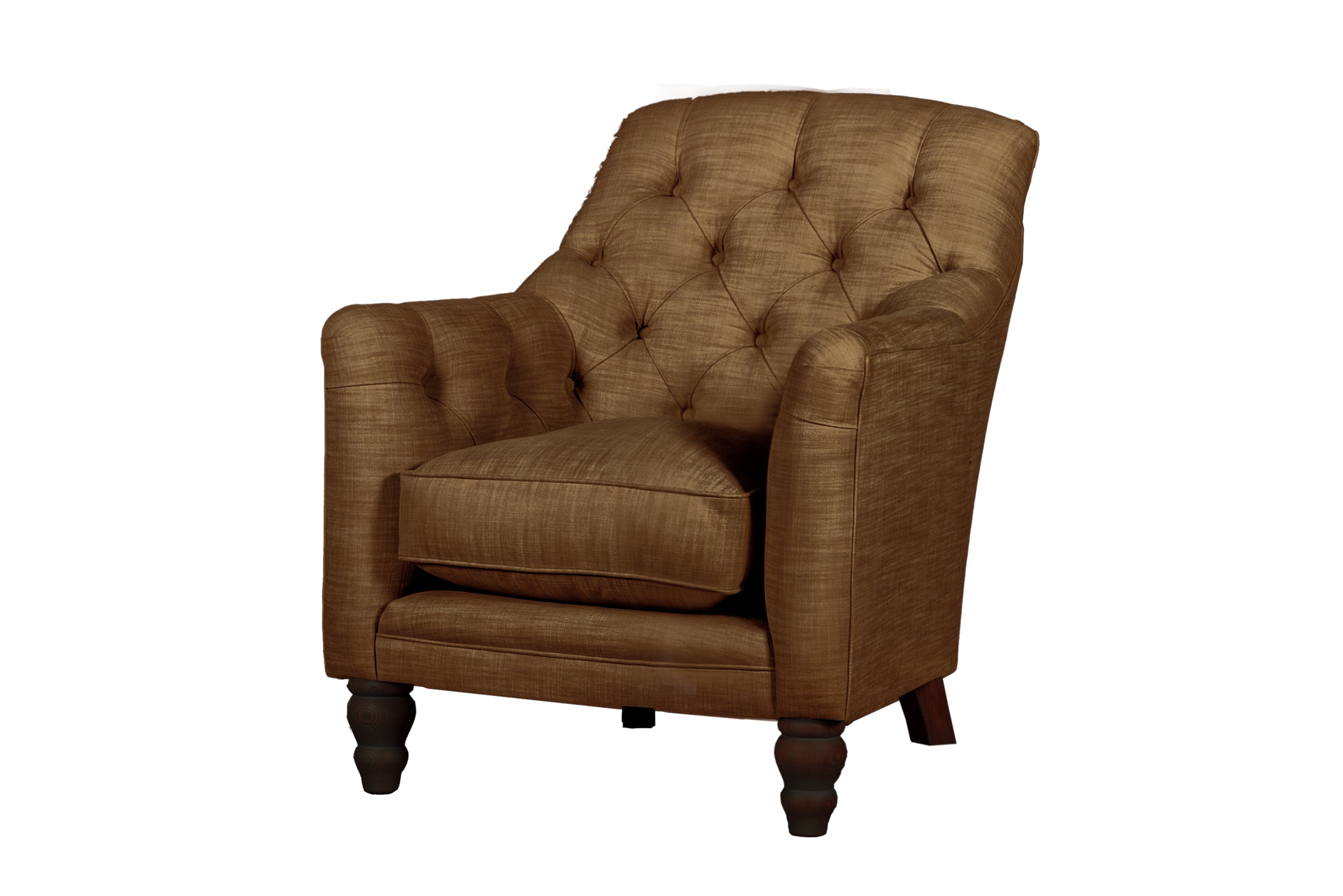 Old Boot Sofas Cubby Armchair Shabby Velvet Tawny