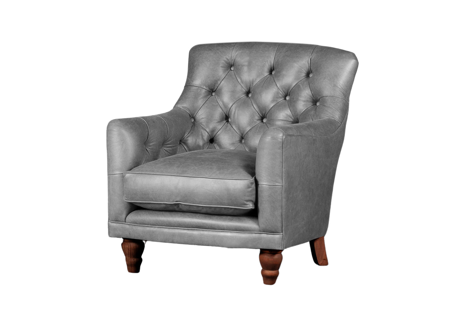 Old Boot Sofas Cubby Armchair Vintage Leather Grey