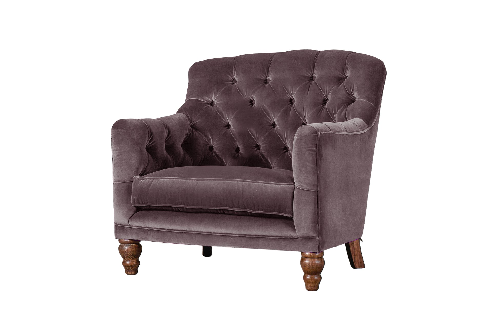 Old Boot Sofas Cubby Armchair Aged Velvet Iris