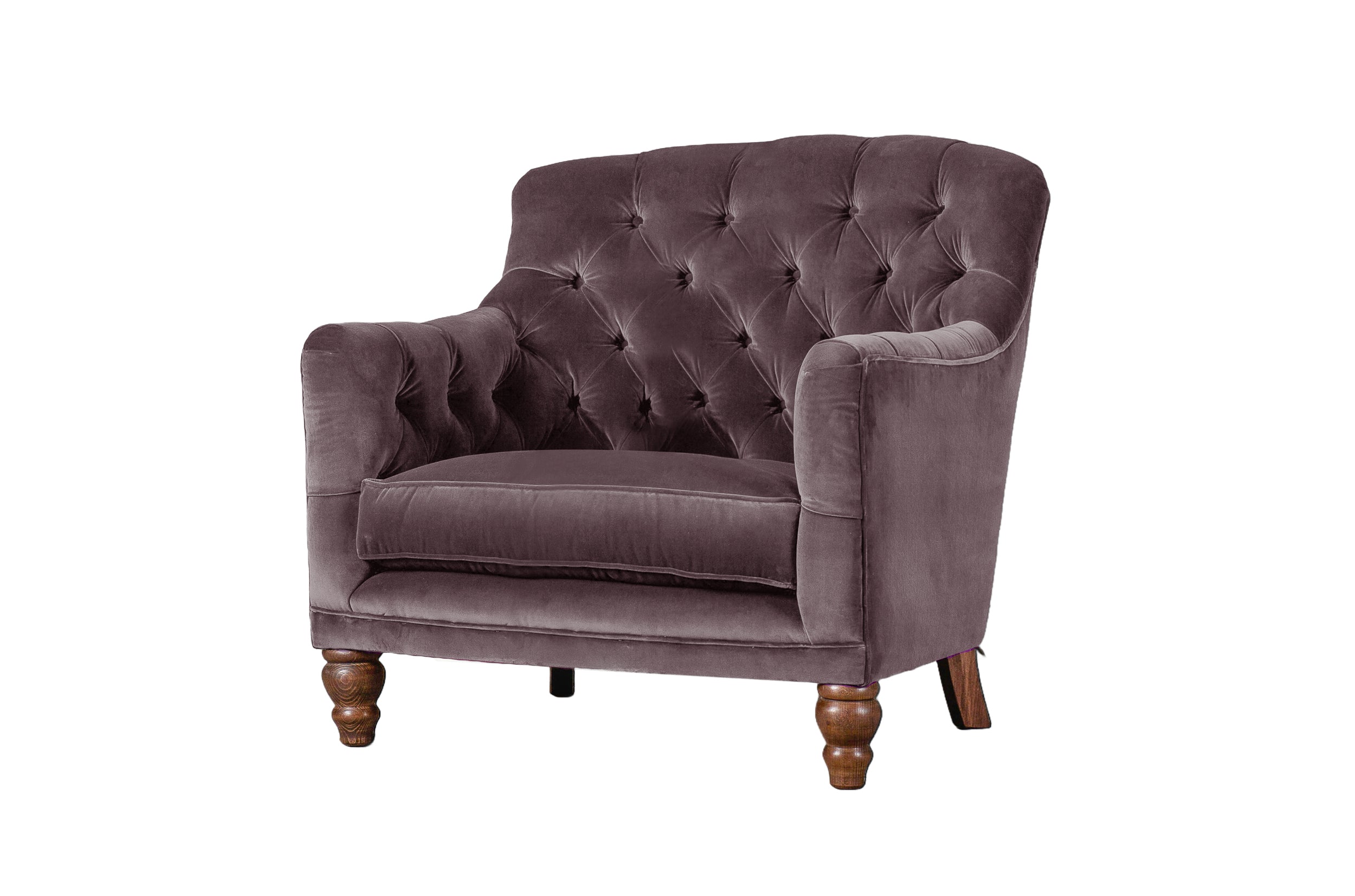 Old Boot Sofas Cubby Armchair Aged Velvet Iris