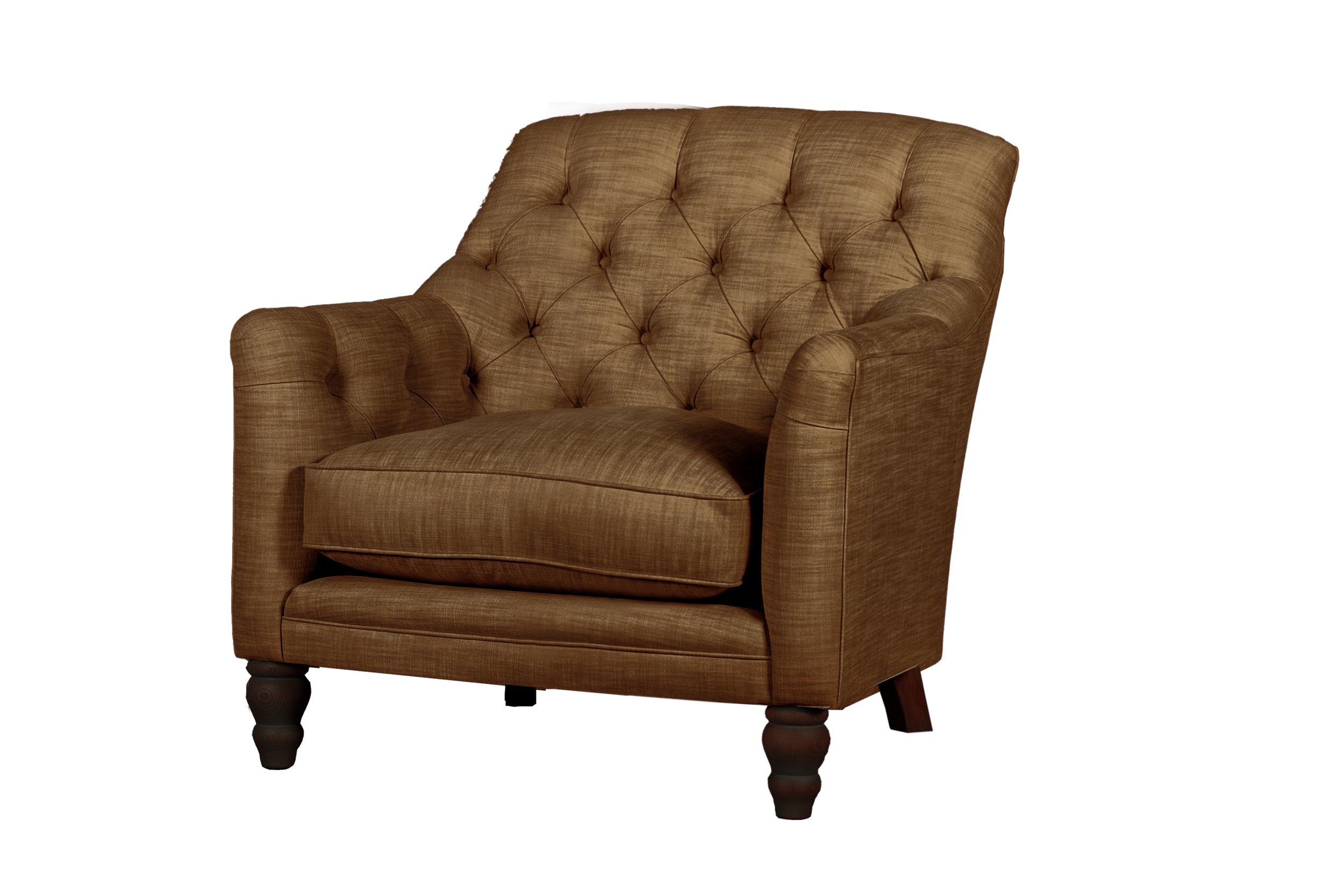 Old Boot Sofas Cubby Armchair Shabby Velvet Tawny