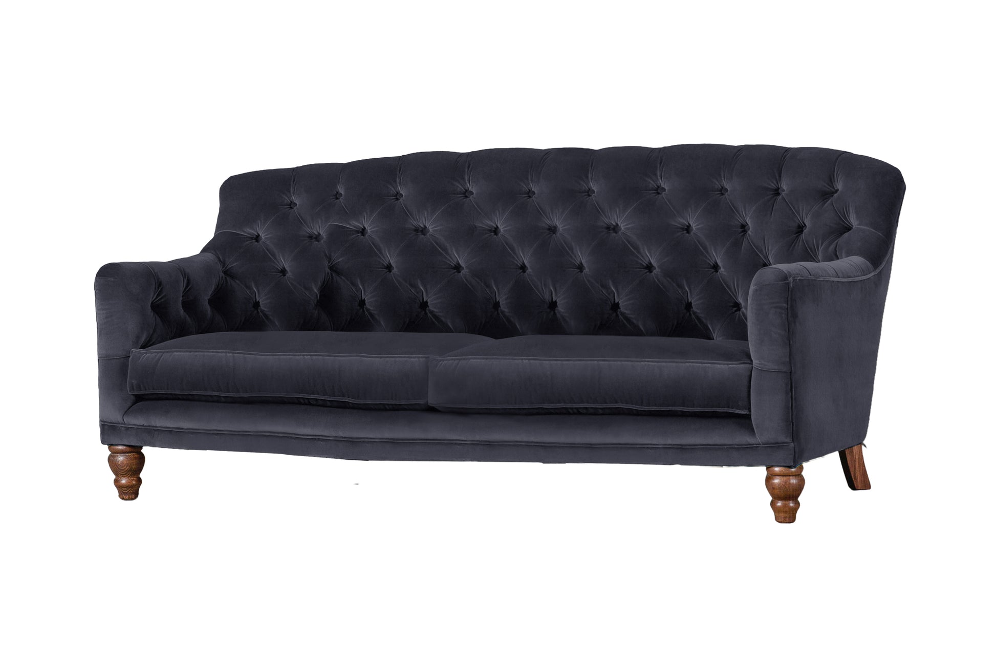 Old Boot Sofas Cubby Sofa Aged Velvet Indigo