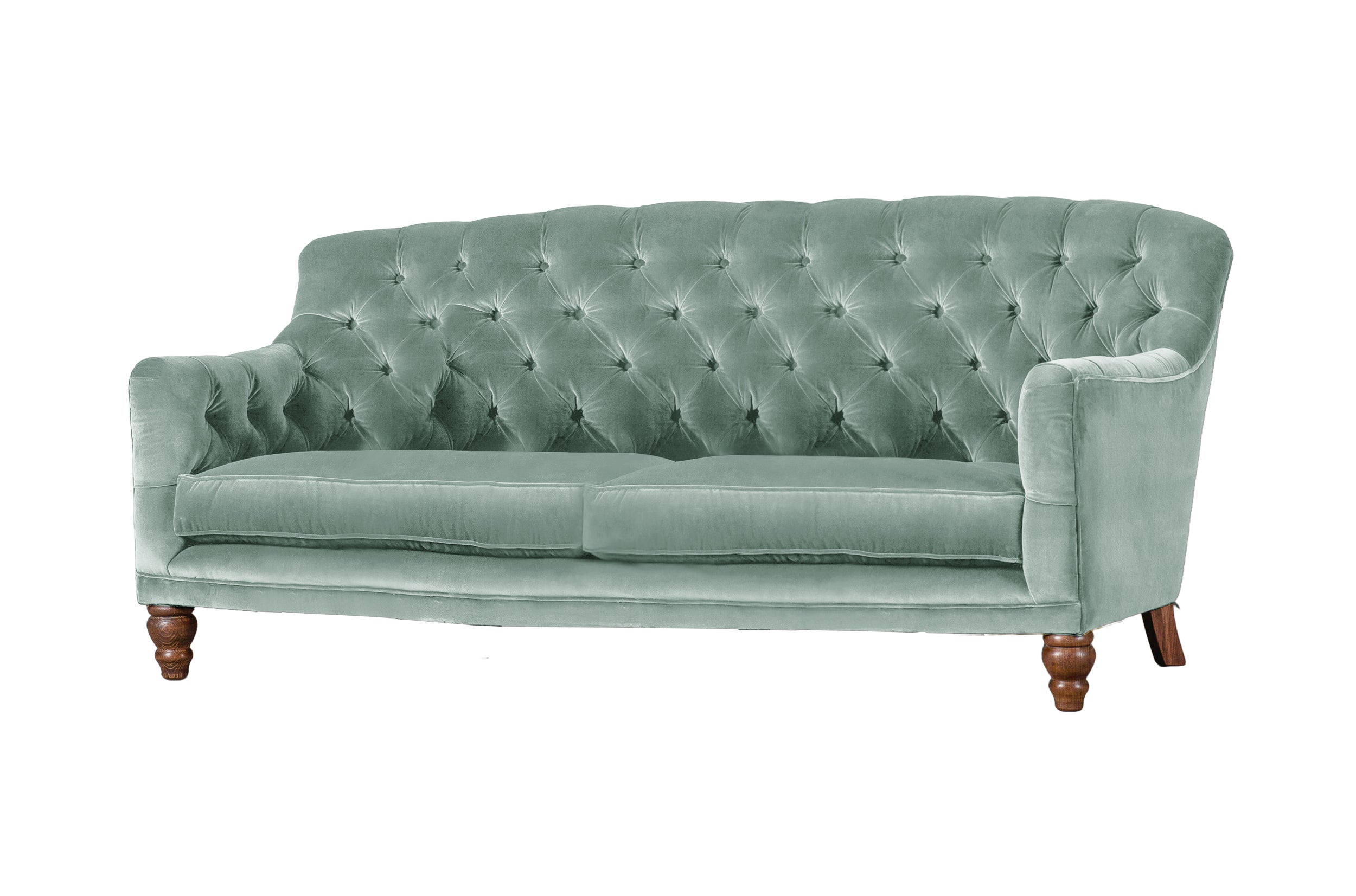 Old Boot Sofas Cubby Sofa Aged Velvet Powder