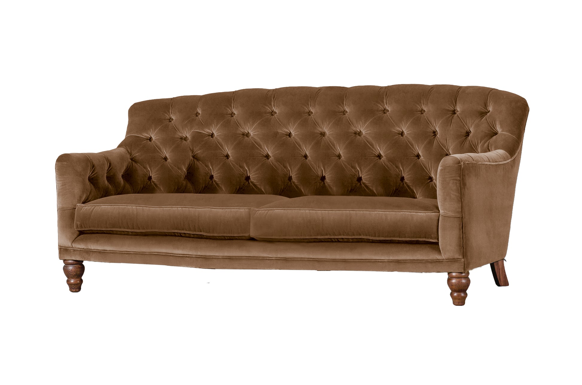 Old Boot Sofas Cubby Sofa Aged Velvet Turmeric