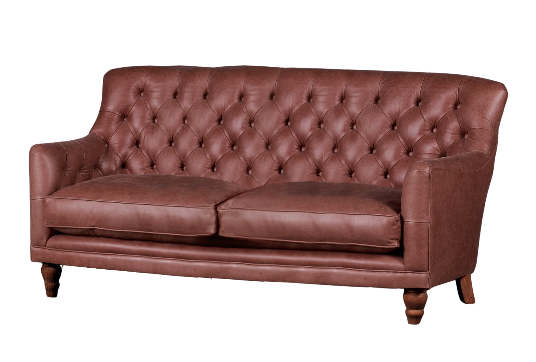 Old Boot Sofas Cubby Sofa Hobnail Leather Conker