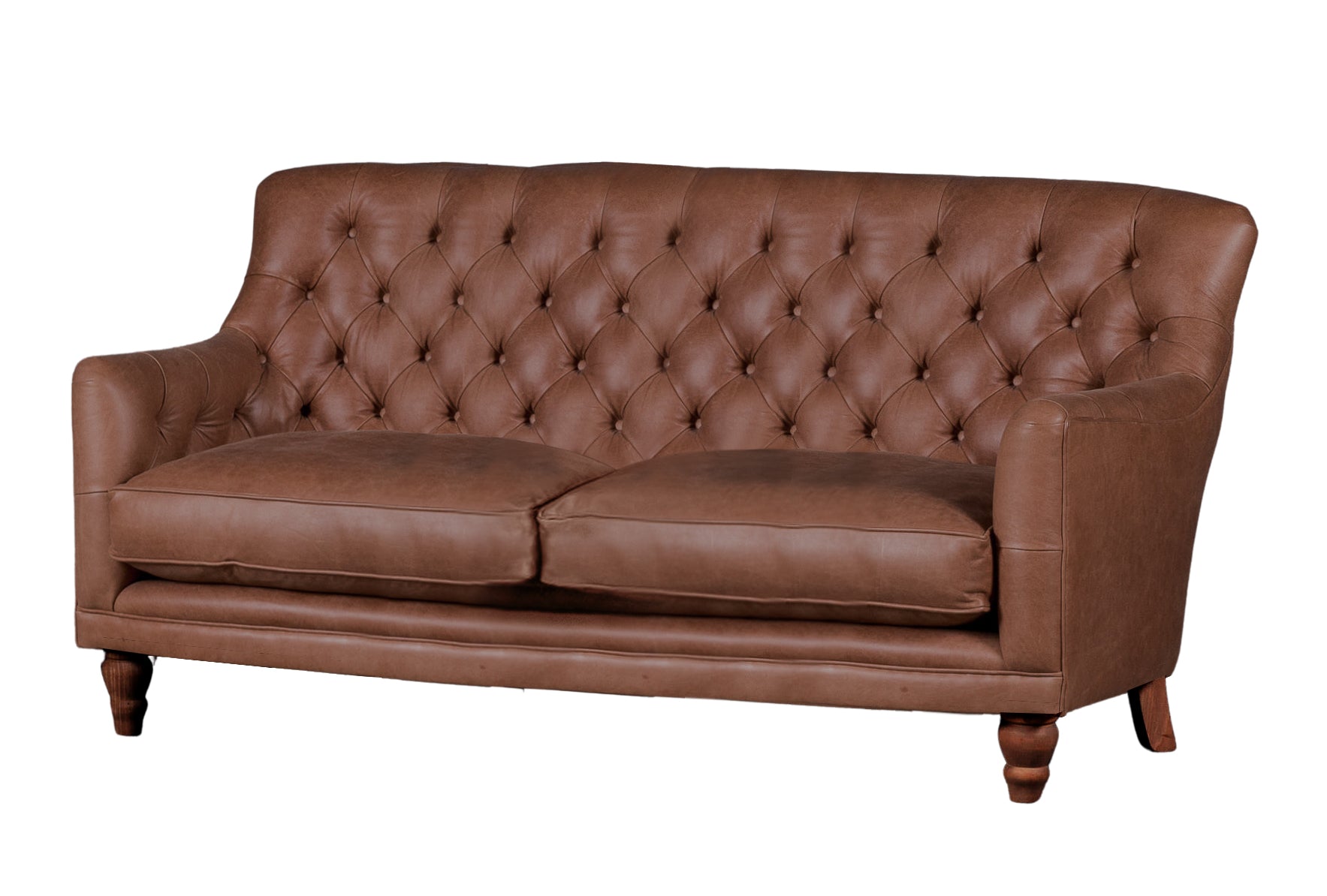 Old Boot Sofas Cubby Sofa Hobnail Leather Mocca
