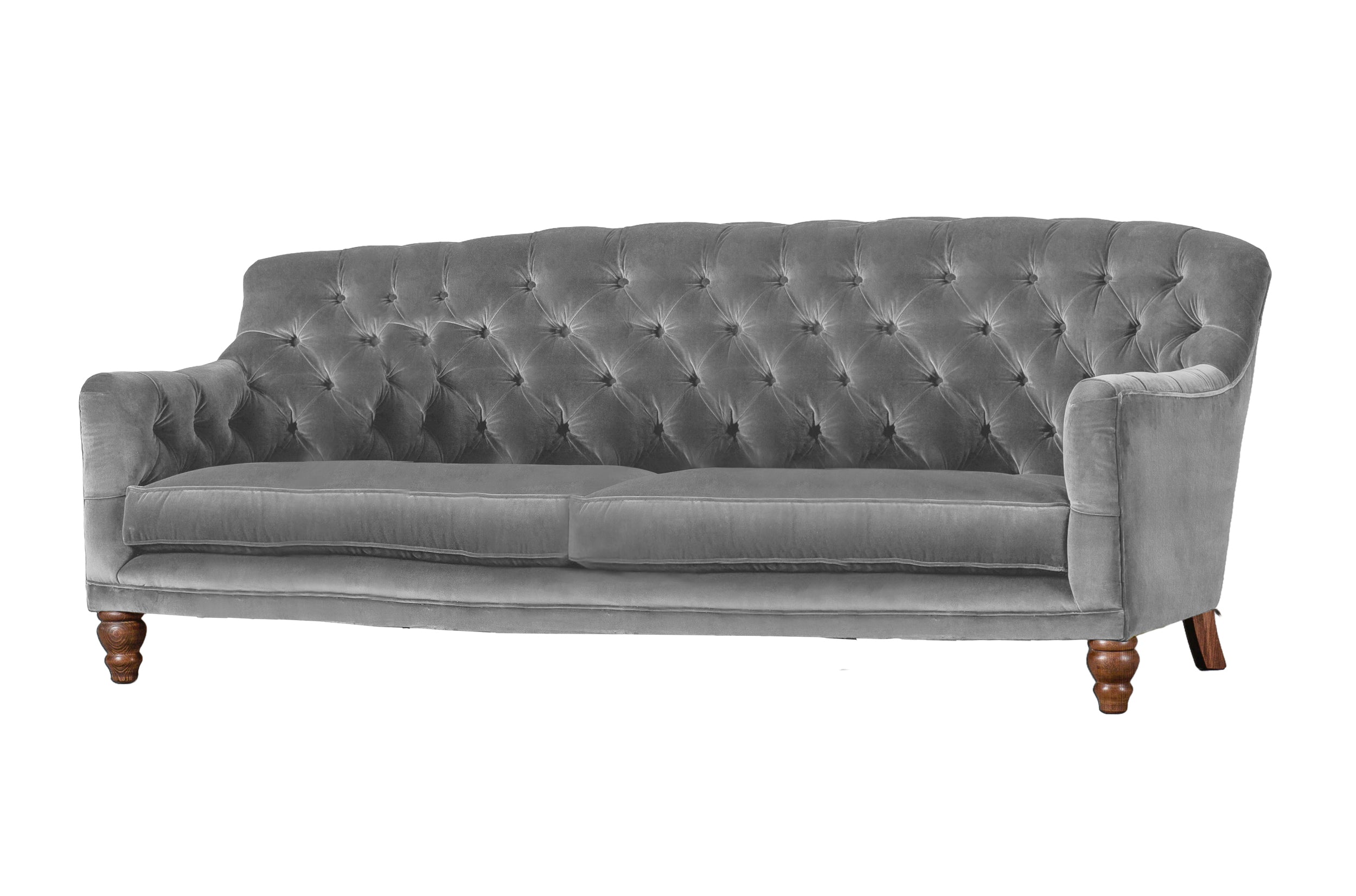 Old Boot Sofas Cubby Sofa Aged Velvet Ash