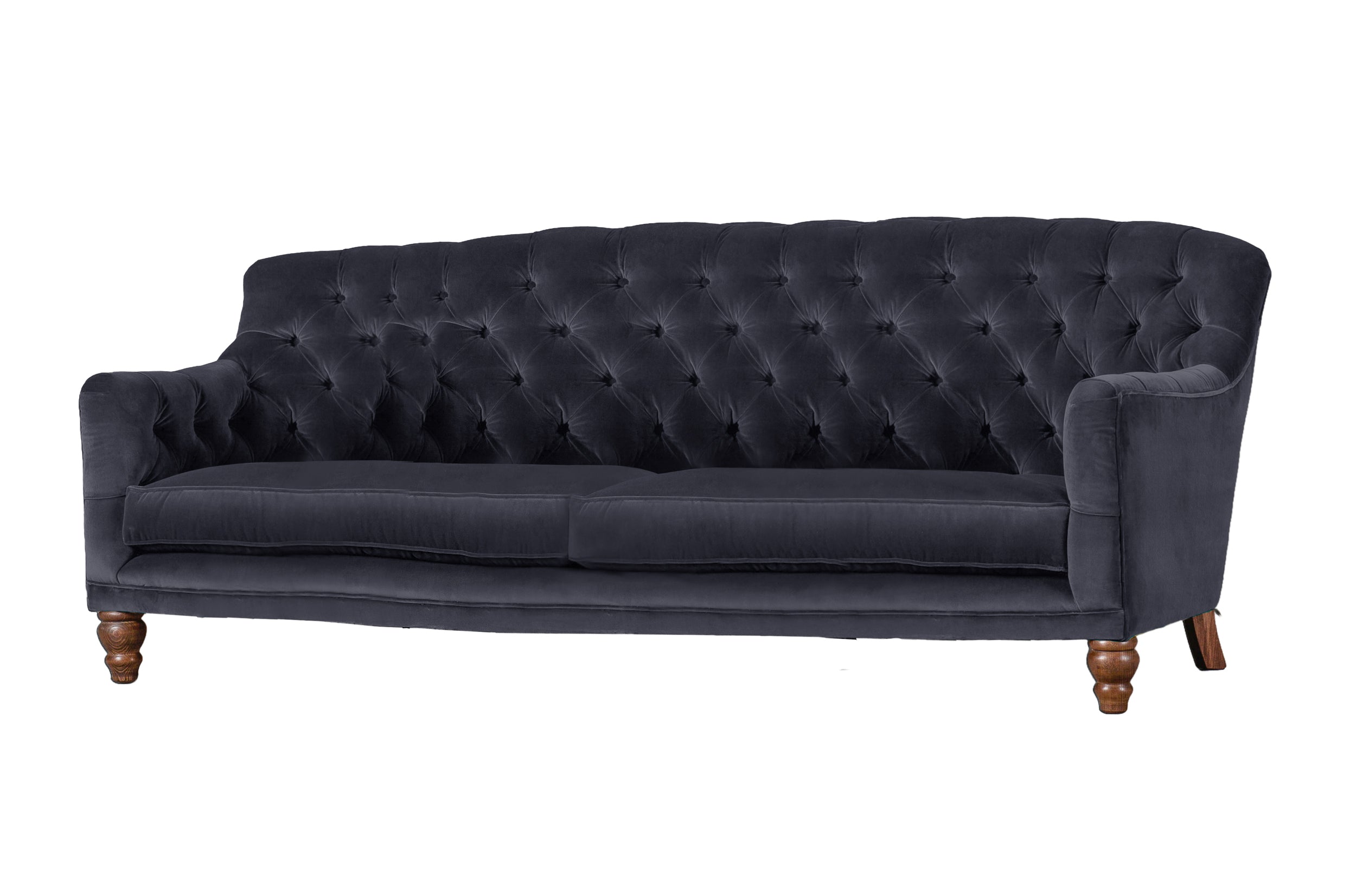 Old Boot Sofas Cubby Sofa Aged Velvet Indigo