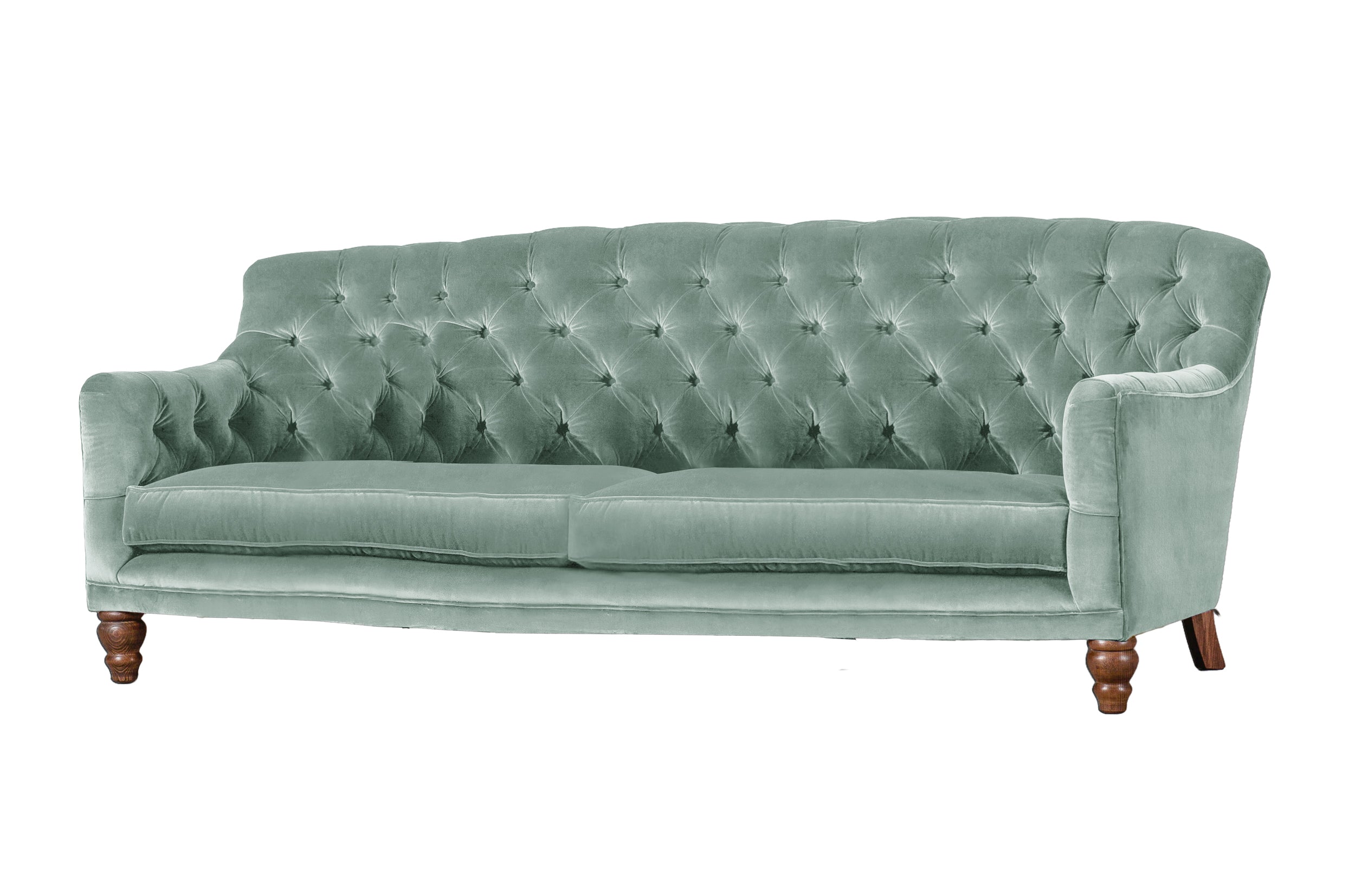 Old Boot Sofas Cubby Sofa Aged Velvet Powder