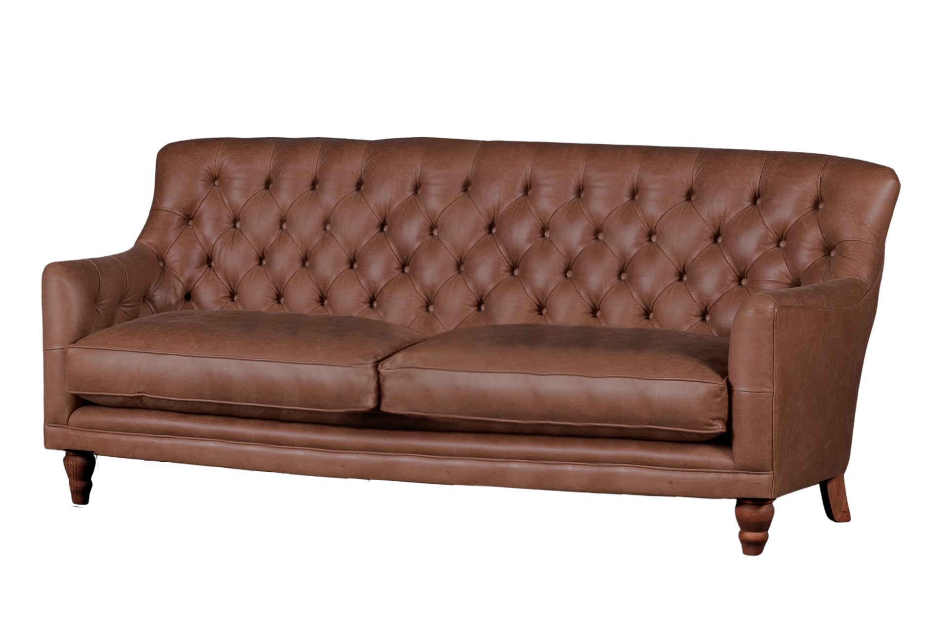 Old Boot Sofas Cubby Sofa Hobnail Leather Mocca