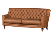 Old Boot Sofas Cubby 3 Seater Sofa in Vintage Leather Tan