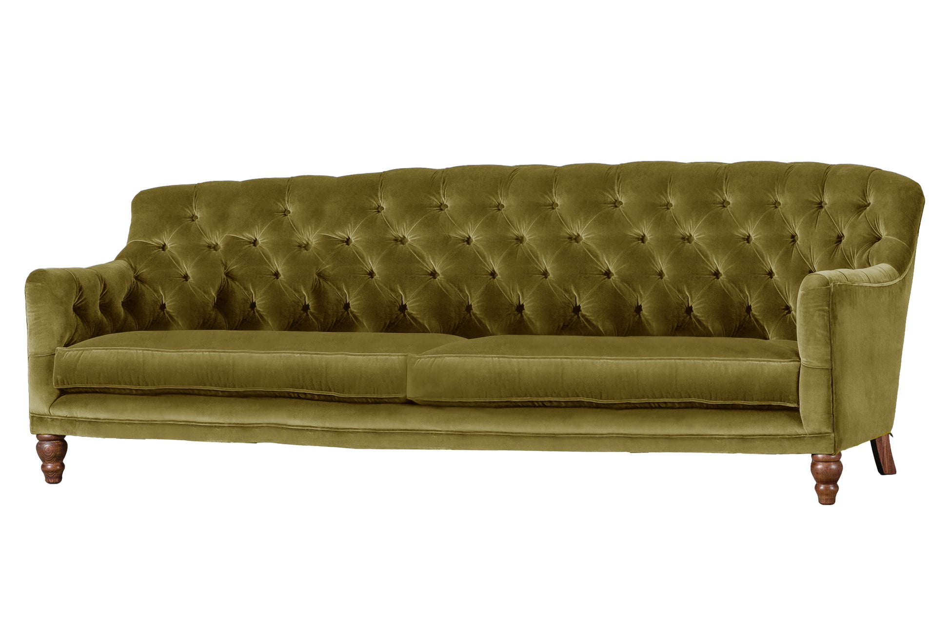 Old Boot Sofas Cubby Sofa Aged Velvet Ochre