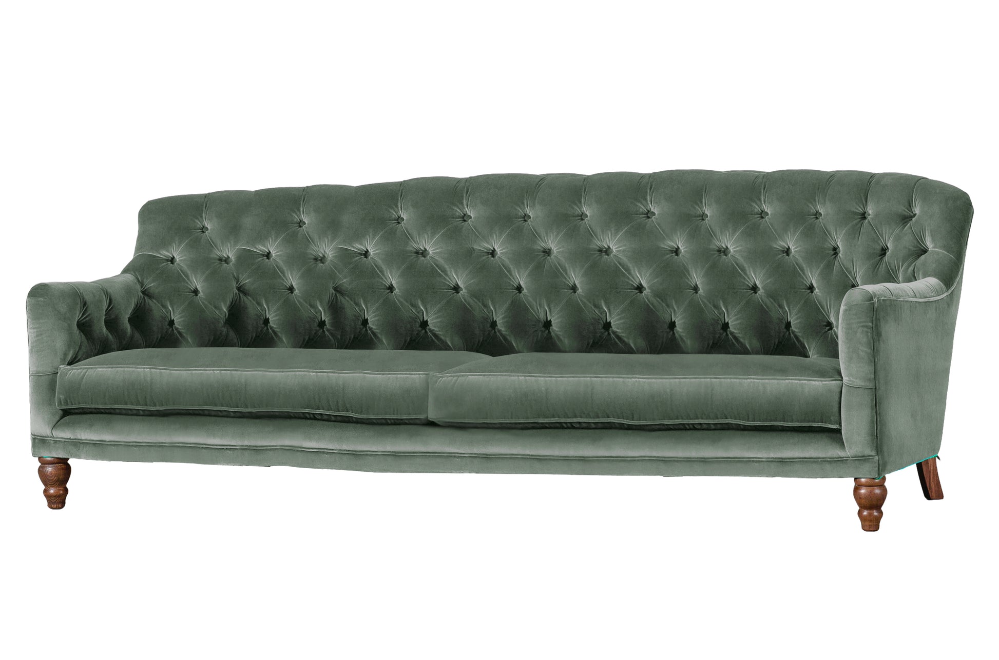 Old Boot Sofas Cubby Sofa Aged Velvet Seaglass