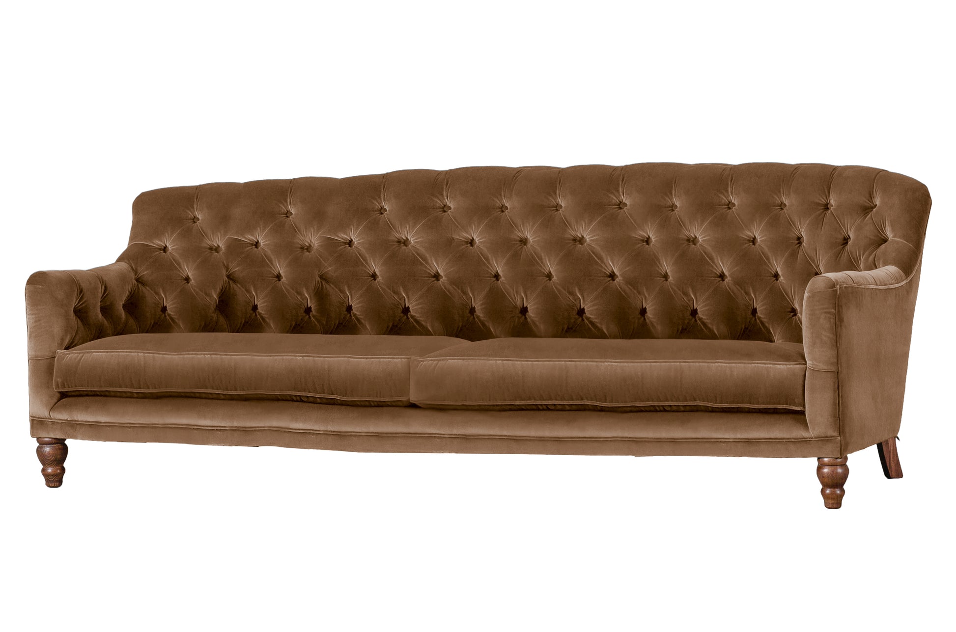 Old Boot Sofas Cubby Sofa Aged Velvet Turmeric
