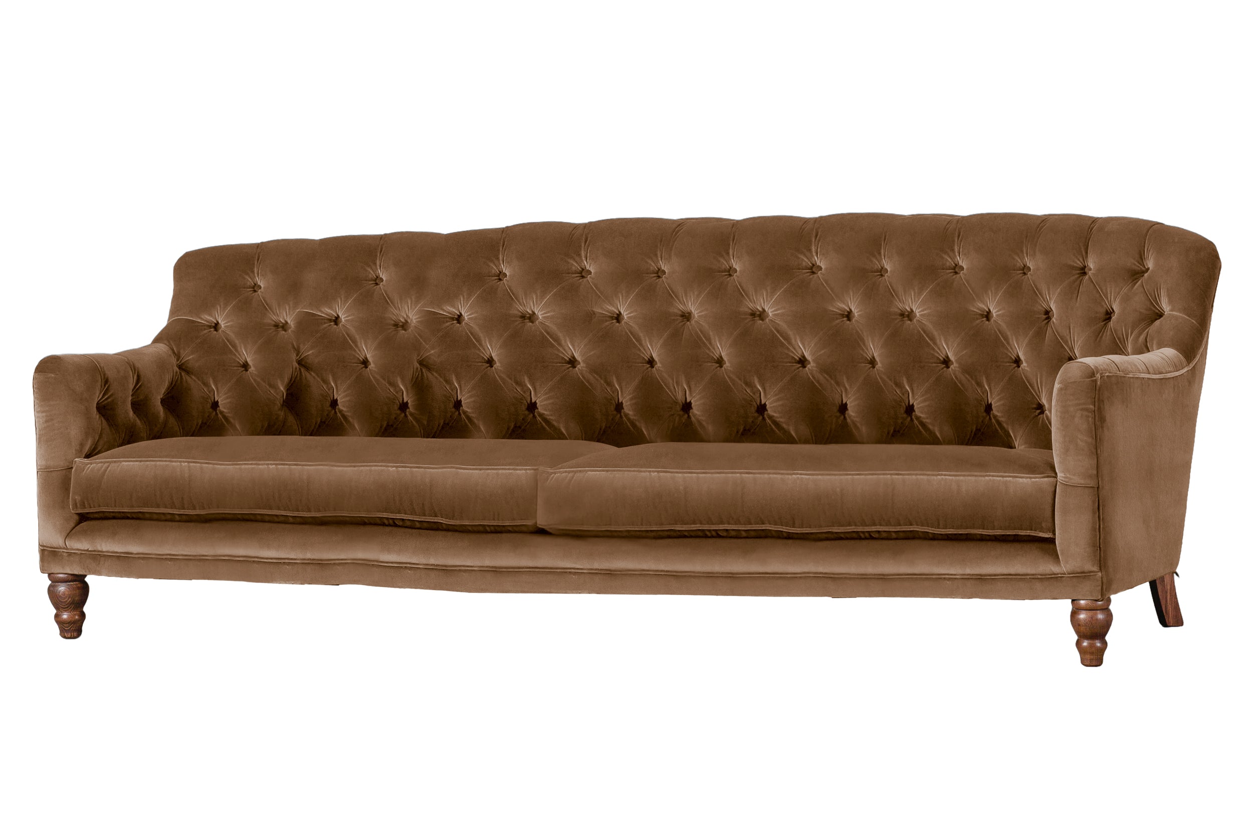 Old Boot Sofas Cubby Sofa Aged Velvet Turmeric