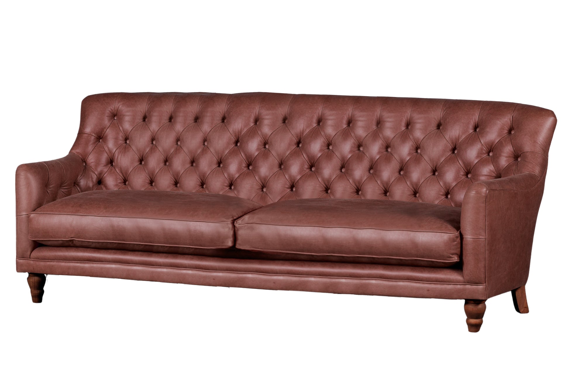 Old Boot Sofas Cubby Sofa Hobnail Leather Conker