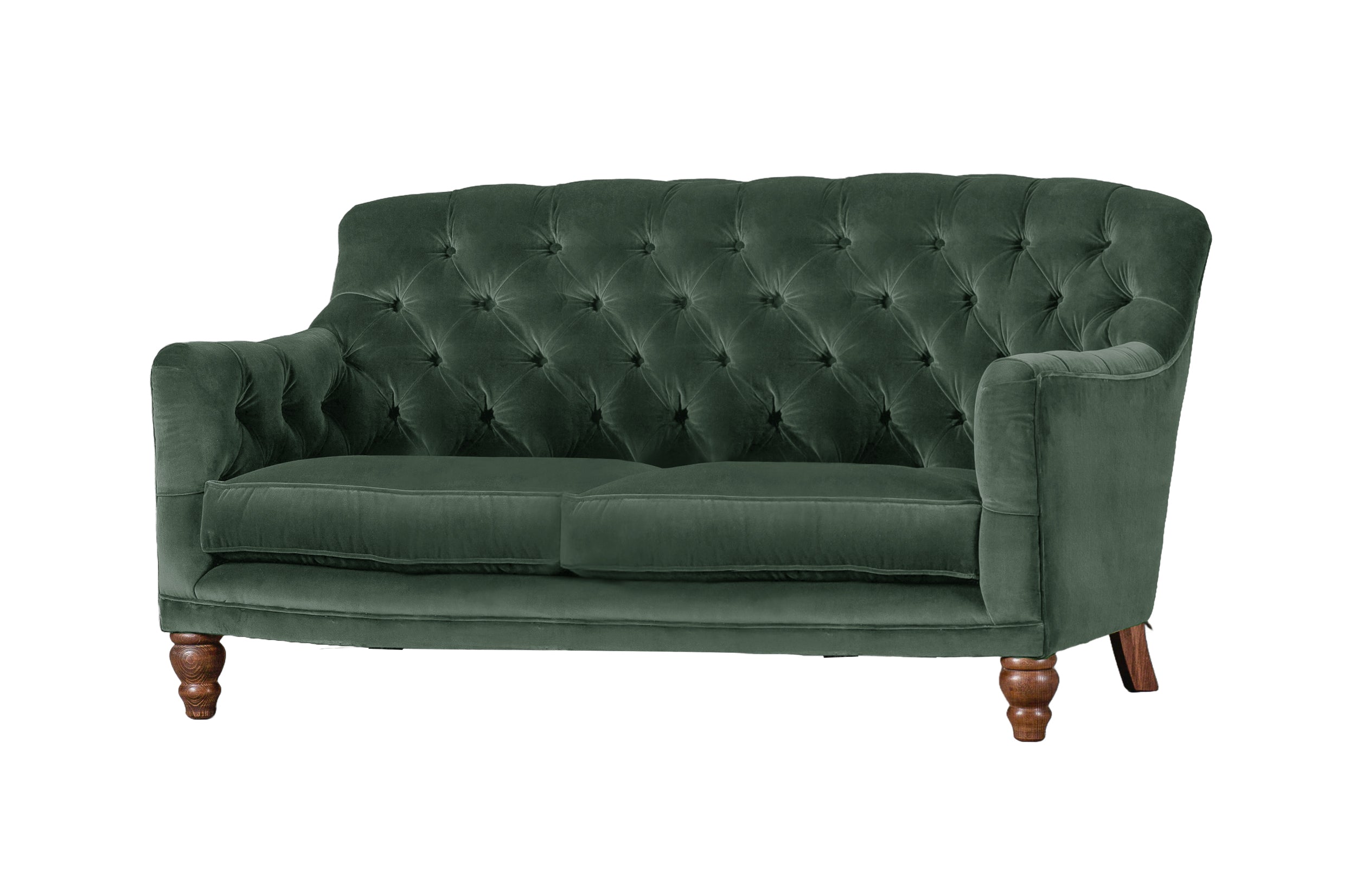 Old Boot Sofas Cubby Sofa Aged Velvet Emerald
