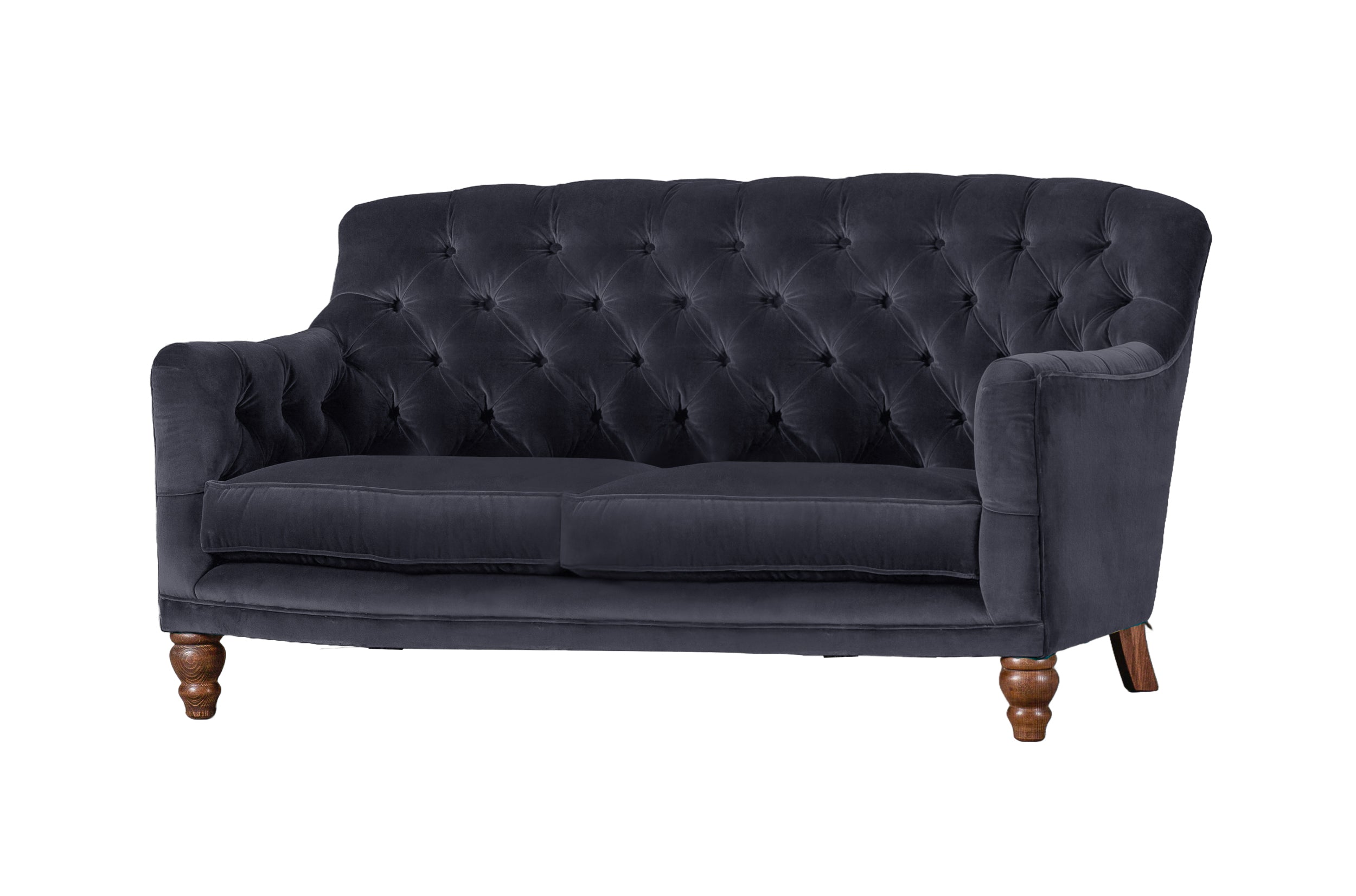 Old Boot Sofas Cubby Sofa Aged Velvet Indigo
