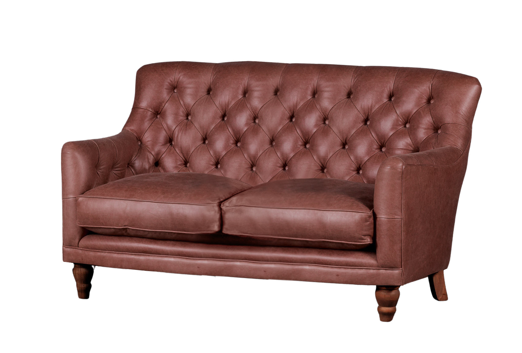 Old Boot Sofas Cubby Sofa Hobnail Leather Conker