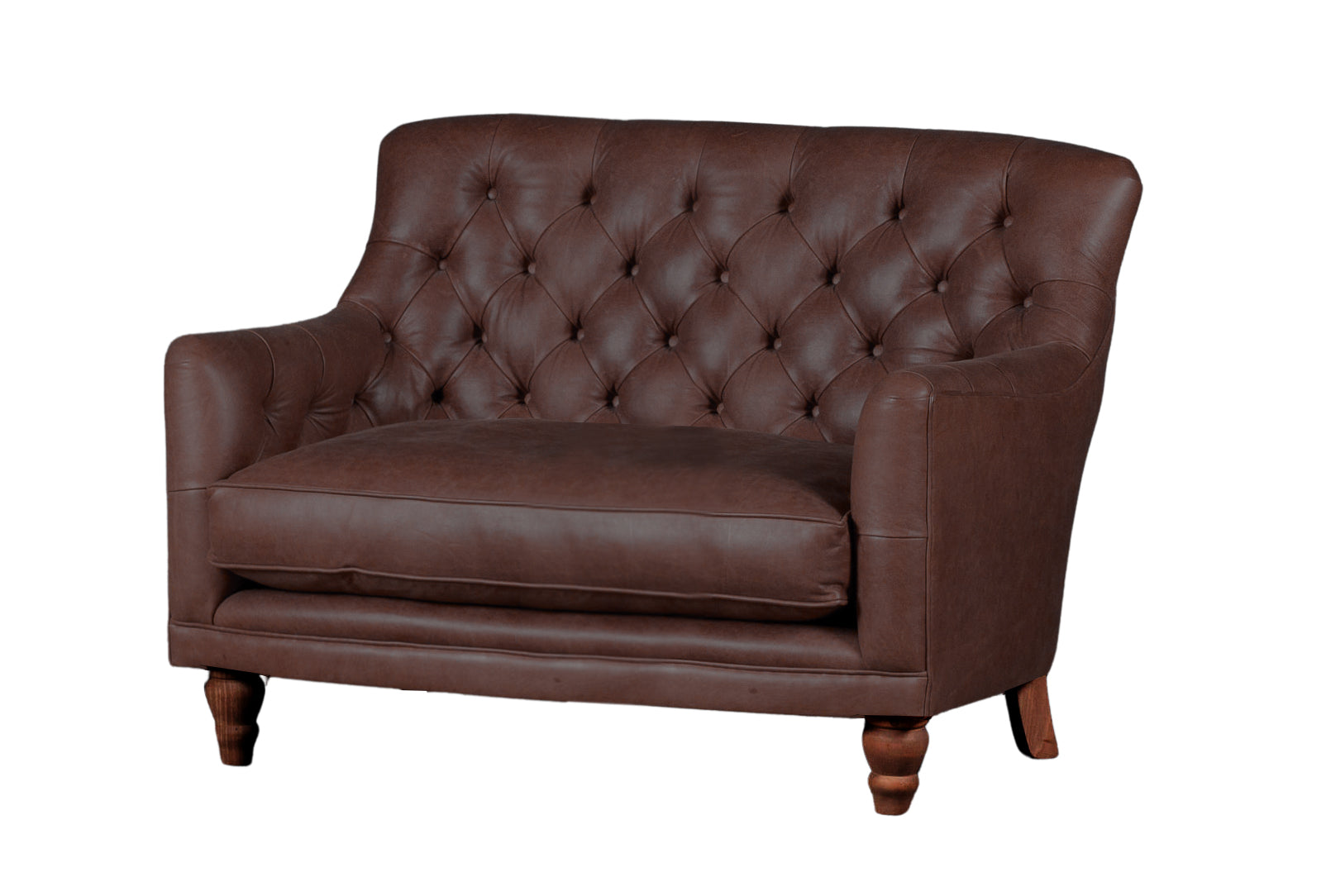 Old Boot Sofas Cubby Love Seat Hobnail Leather Rugger