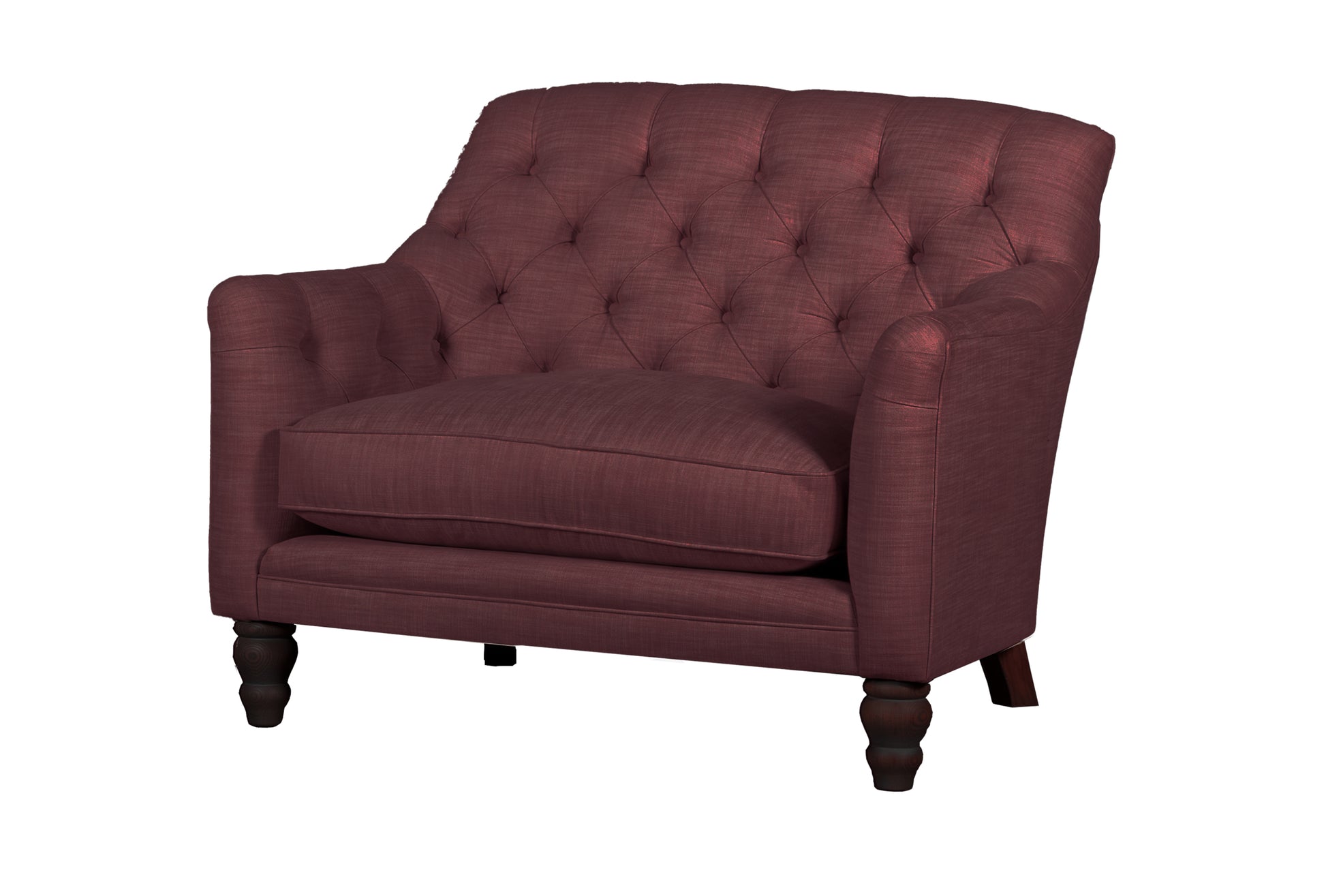 Old Boot Sofas Cubby Love Seat Shabby Velvet Burgundy