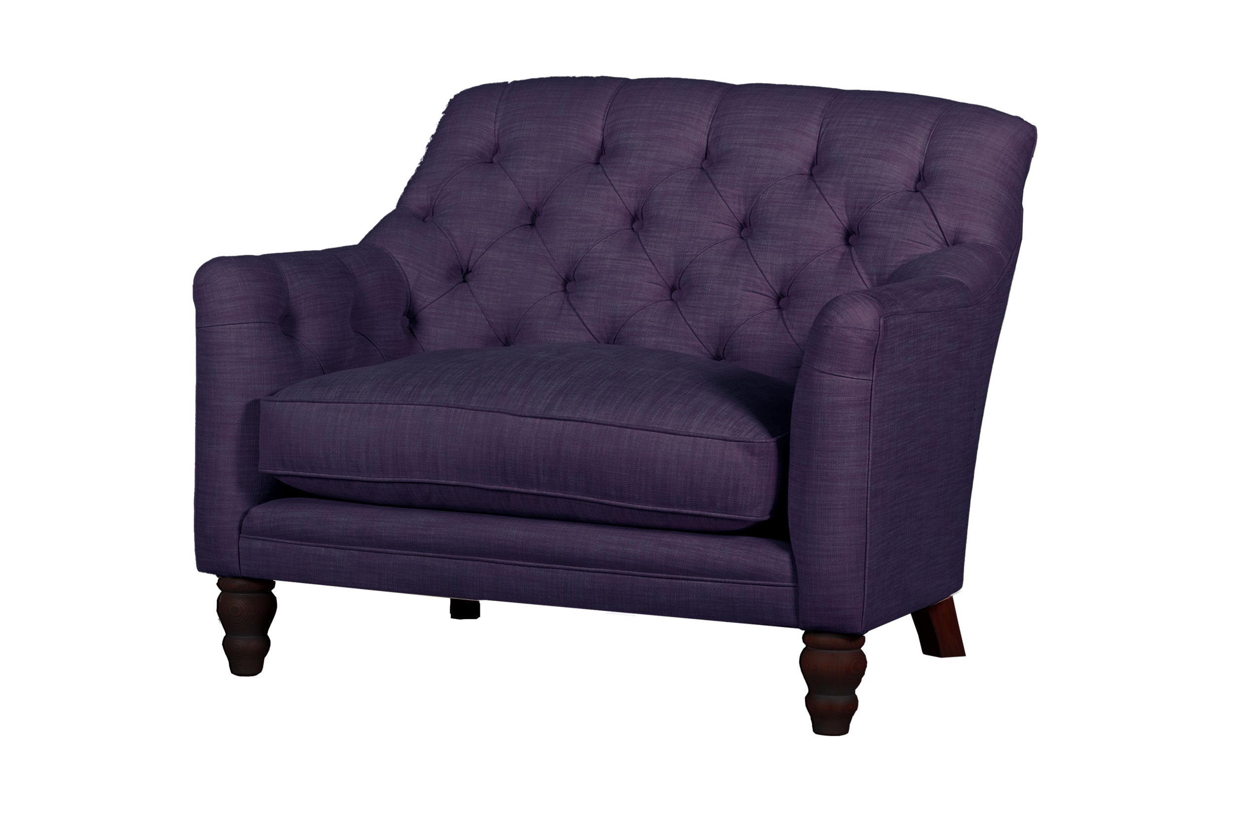 Old Boot Sofas Cubby Love Seat Shabby Velvet Grape