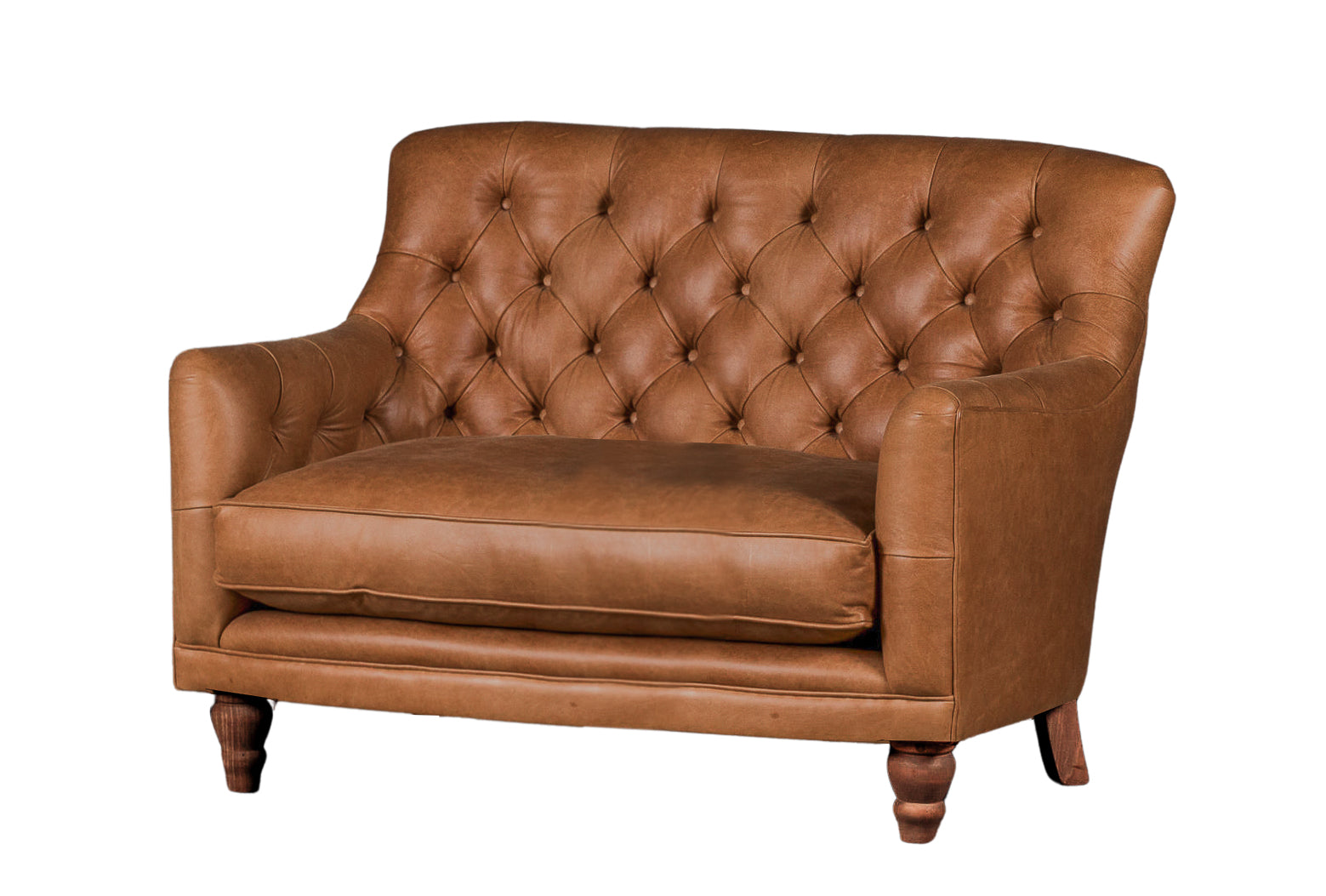 Old Boot Sofas Cubby Love Seat Vintage Leather Tan