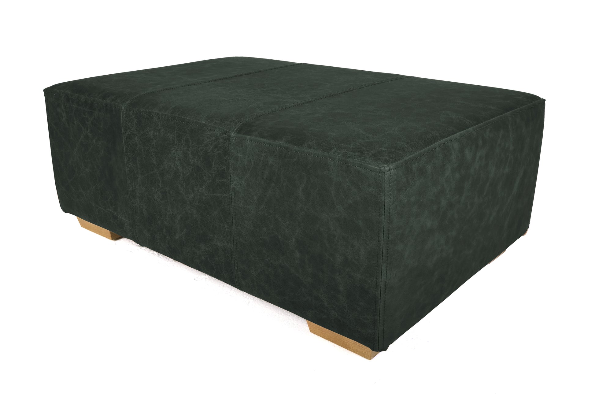 Old Boot Sofas Classic Footstool Footstool Vintage Leather Black