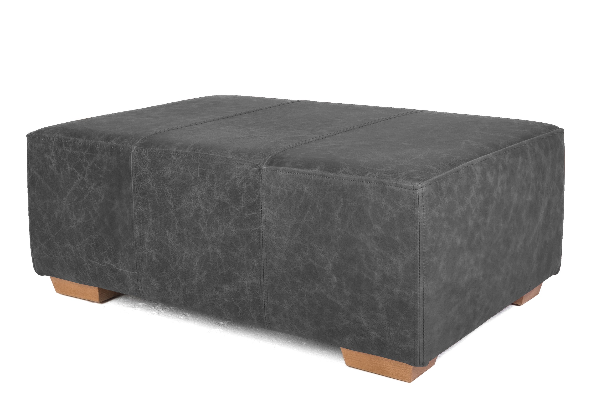 Old Boot Sofas Classic Footstool Footstool Vintage Leather Slate