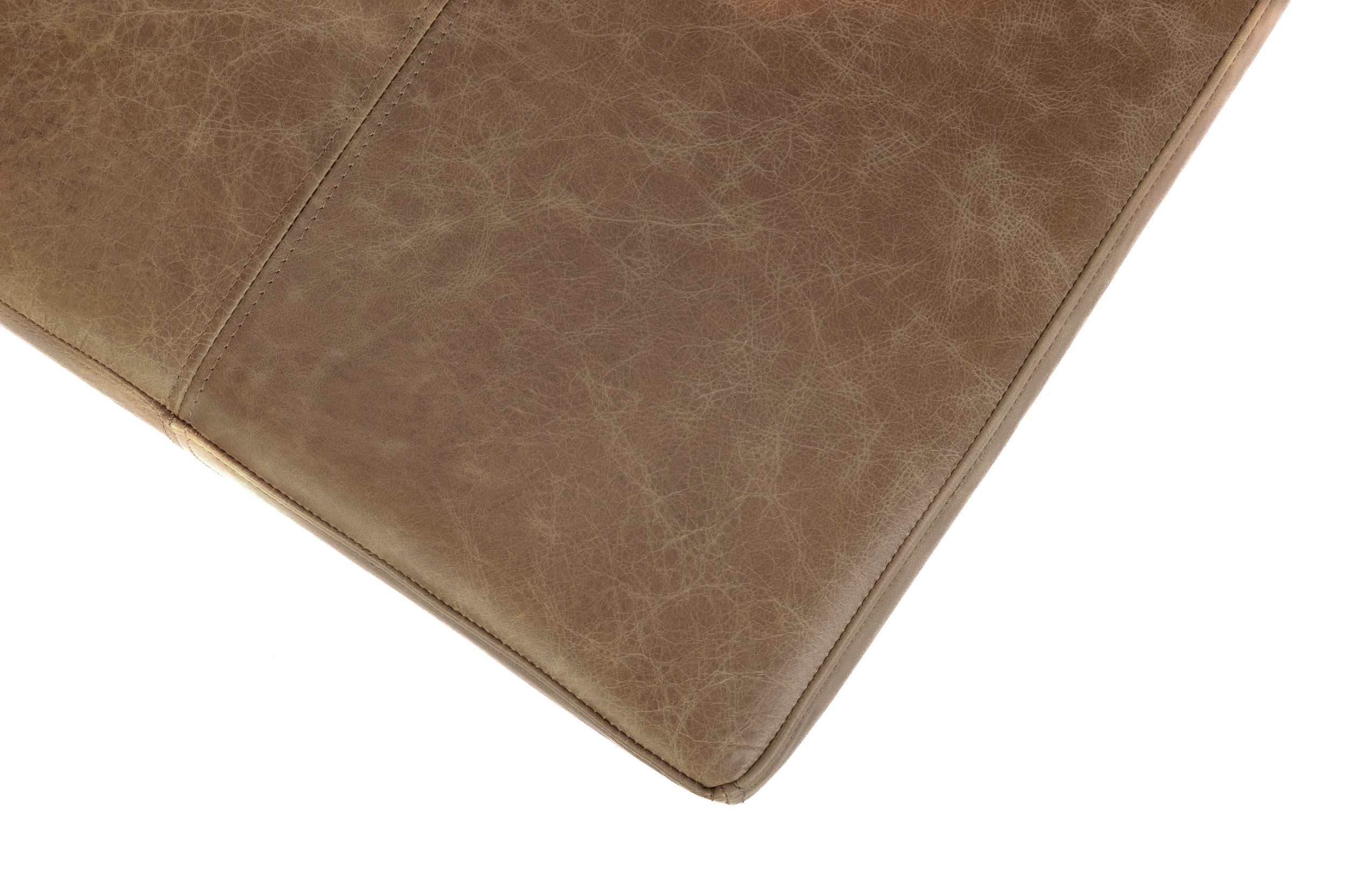 Old Boot Sofas Classic Footstool 90 X 60 X 45Cm Footstool in Vintage Leather Tan