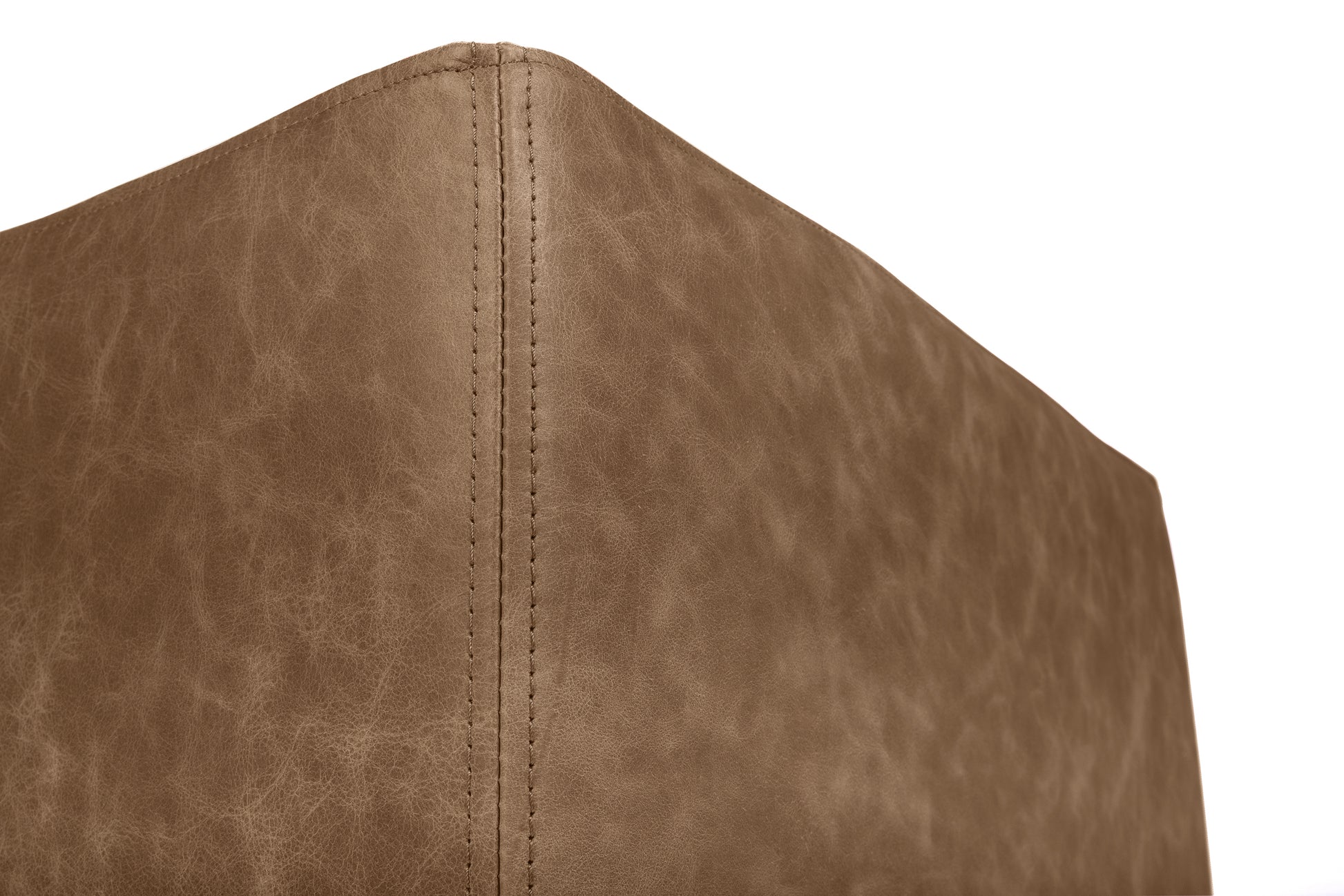 Old Boot Sofas Classic Footstool 90 X 60 X 45Cm Footstool in Vintage Leather Tan