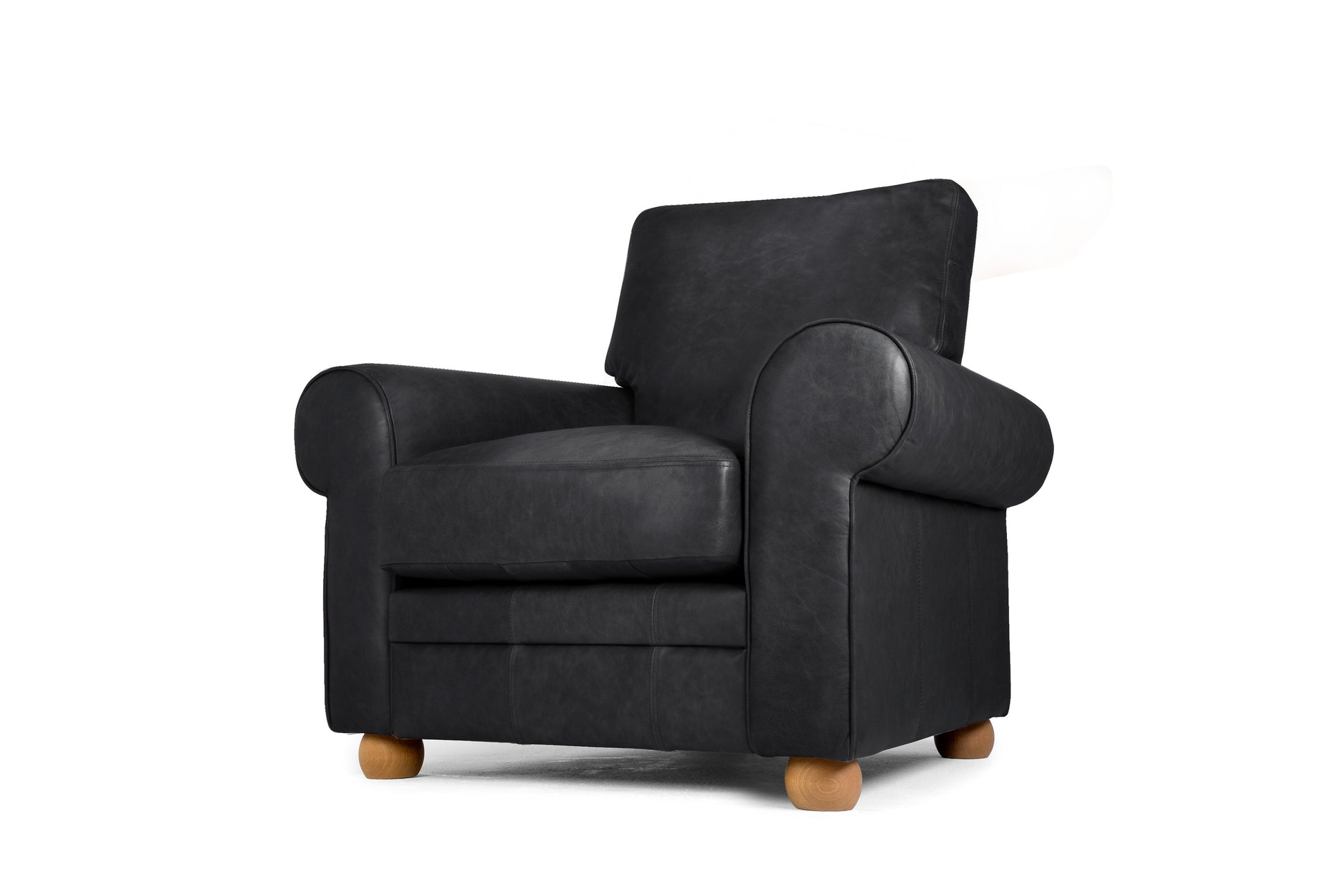 Old Boot Sofas Dixie Armchair Vintage Leather Black