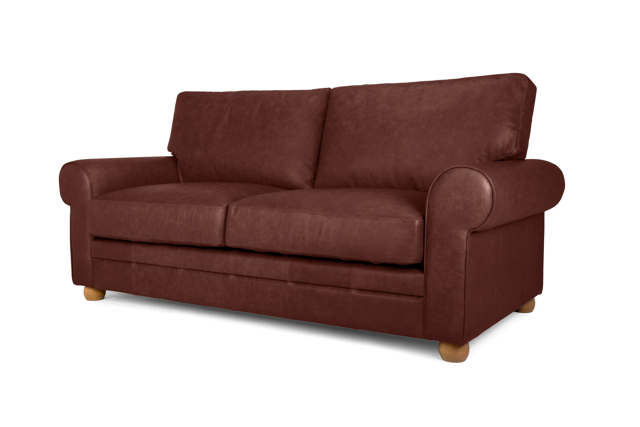Old Boot Sofas Dixie Sofa Hobnail Leather Conker