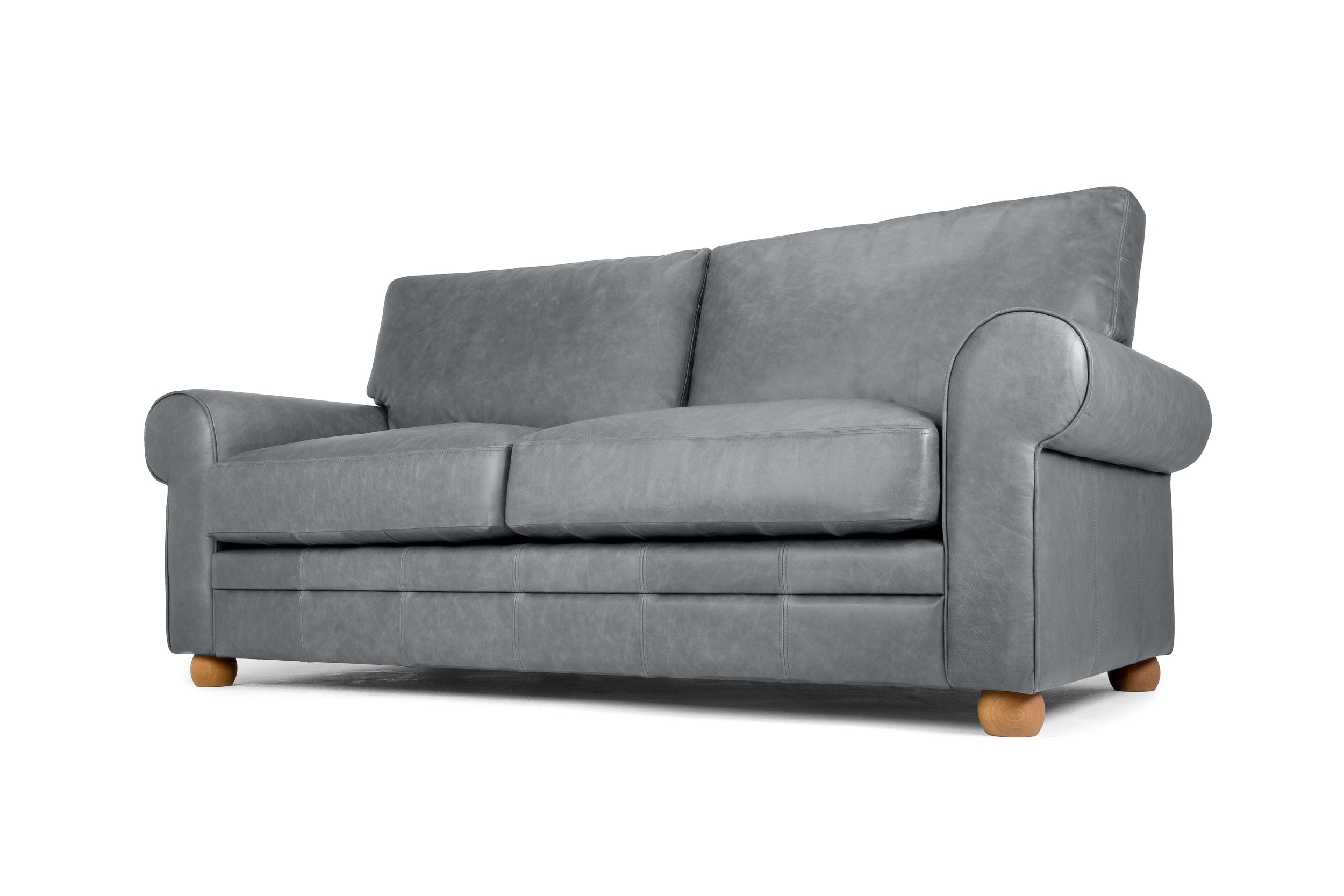 Old Boot Sofas Dixie Sofa Vintage Leather Grey