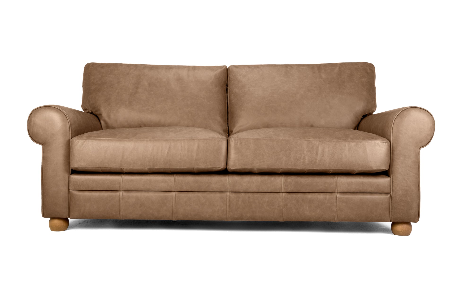 Old Boot Sofas Dixie 3 Seater Sofa in Vintage Leather Tan