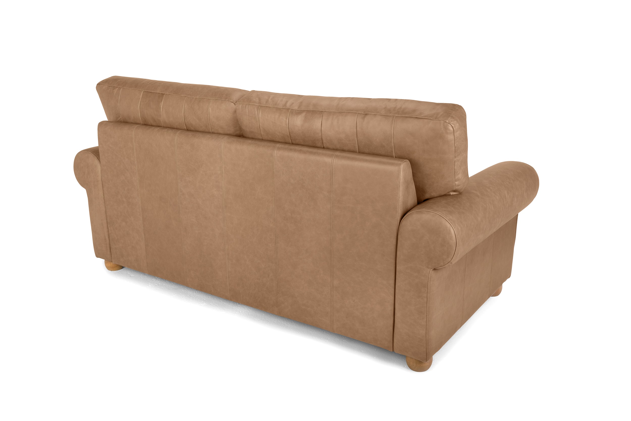 Old Boot Sofas Dixie 3 Seater Sofa in Vintage Leather Tan